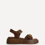 Preserve Brown Flatform Sandals