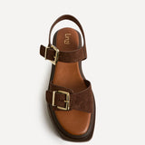 Preserve Brown Flatform Sandals