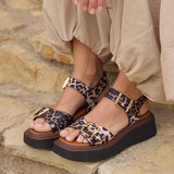 Preserve Leopard Flatform Sandals