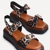 Preserve Leopard Flatform Sandals