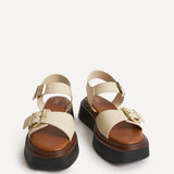 Preserve Nude Flatform Sandals