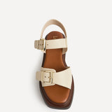 Preserve Nude Flatform Sandals