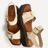 Preserve Nude Flatform Sandals