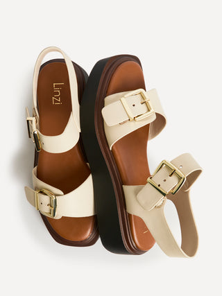 Preserve Nude Flatform Sandals