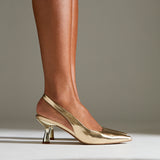 Presley Gold Court Heels