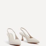 Presley Nude Faux Leather Court Heels