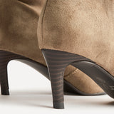 Prime Beige Stiletto High Leg Boots
