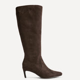 Prime Brown Stiletto High Leg Boots