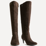 Prime Brown Stiletto High Leg Boots