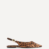 Profile Leopard Print Ballet Flats