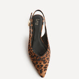 Profile Leopard Print Ballet Flats