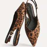Profile Leopard Print Ballet Flats
