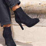 Prospect Black Platform Ankle Boots