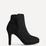 Prospect Black Platform Ankle Boots