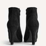 Prospect Black Platform Ankle Boots