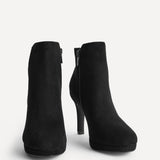Prospect Black Platform Ankle Boots