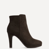 Prospect Brown Platform Ankle Boots