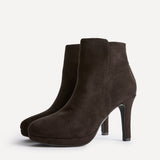 Prospect Brown Platform Ankle Boots
