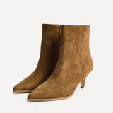 Pursuit Tan Heeled Ankle Boots