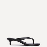Potential Black Toe Post Kitten Heels