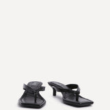 Potential Black Toe Post Kitten Heels