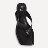 Potential Black Toe Post Kitten Heels