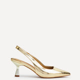 Presley Gold Court Heels