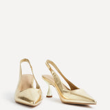 Presley Gold Court Heels