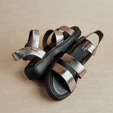 Ramona Pewter Gladiator Sandals