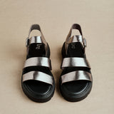 Ramona Pewter Gladiator Sandals