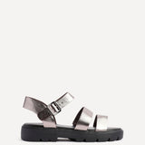 Ramona Pewter Gladiator Sandals