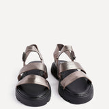 Ramona Pewter Gladiator Sandals