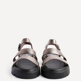 Ramona Pewter Gladiator Sandals