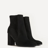 Rayne Wide Fit Black Ankle Boots