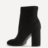 Rayne Wide Fit Black Ankle Boots