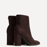 Rayne Wide Fit Brown Ankle Boots