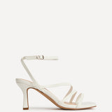 Reflect Wide Fit White Strappy Heels