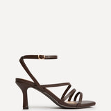 Reflect Wide Fit Brown Strappy Heels