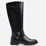 Regent Black Long Boots