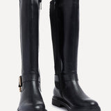Regent Black Long Boots