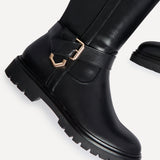 Regent Black Long Boots
