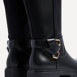 Regent Black Long Boots