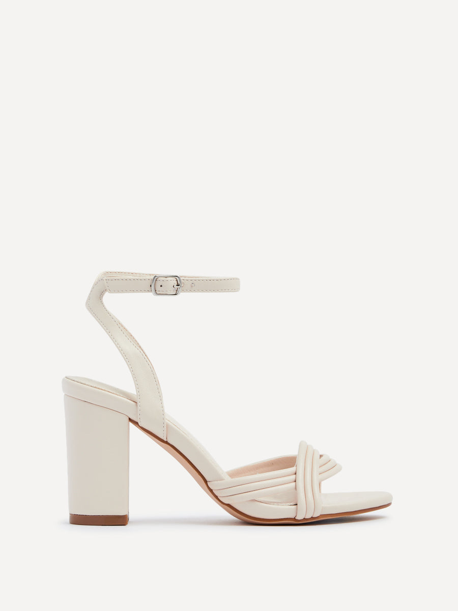 Regina Faux Leather Intertwined Heels