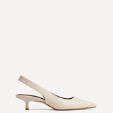 Reign Nude Faux Leather Court Heels