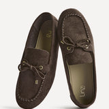Relevant Brown Faux Suede Loafers