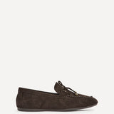 Relevant Brown Faux Suede Loafers