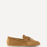 Relevant Tan Faux Suede Loafers