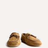 Relevant Tan Faux Suede Loafers