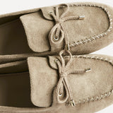 Relevant Taupe Faux Suede Loafers