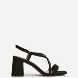 Remain Wide Fit Black Heeled Sandals